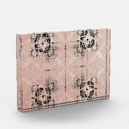 Denken Pastel Drehungen Akrylblock Fotoblock