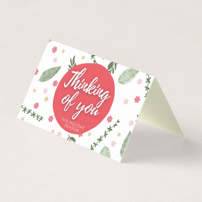 Denken Sie an 25-Pack-Urlaubskarten (Vorderseite)