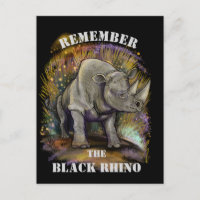 Denken Sie an Black Rhino