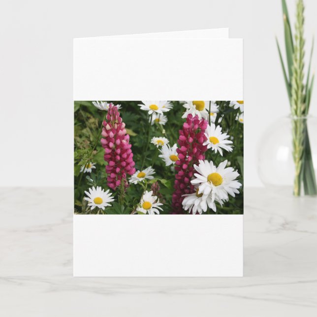 Denken Sie an Blumenblüten Karte (Vorderseite)