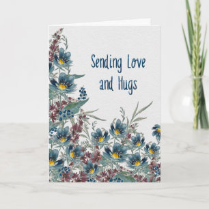 Denken Sie an Bouquet - Blumenermunterung Karte