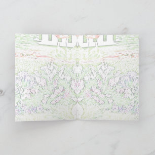 Denken Sie an Chartreux Garden Pastel Karte