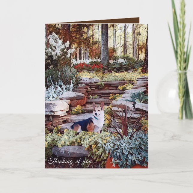 Denken Sie an Corgi Karte (Vorderseite)