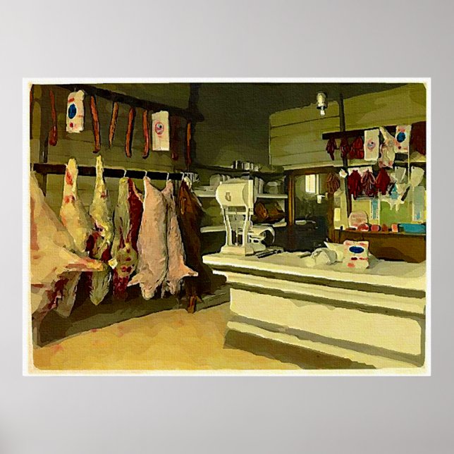 Denken Sie an das Fleisch Poster (Vorne)