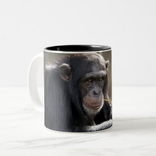Denken Sie an das Monkeying Zweifarbige Tasse