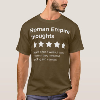 Denken Sie an das Römische Reich Fünf Sterne Römis T-Shirt