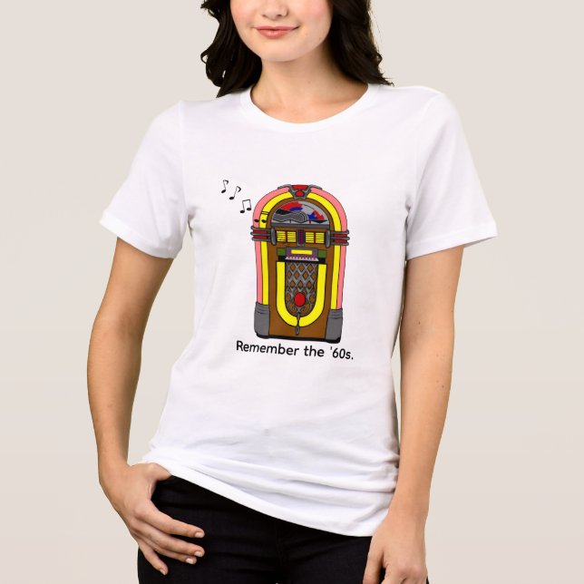 Denken Sie an den "60er Tri-Blend Shirt (Vorderseite)