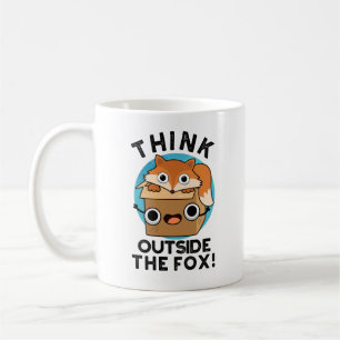 Denken Sie an den Fox-Funny-Animal-Puff. Kaffeetasse