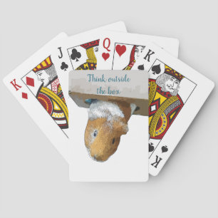 Denken Sie an die Box Guinea Pig Playing Cards Spielkarten