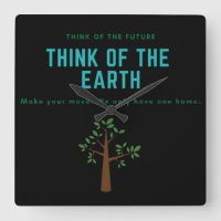 Denken Sie an die Erde retten den Planeten stoppen