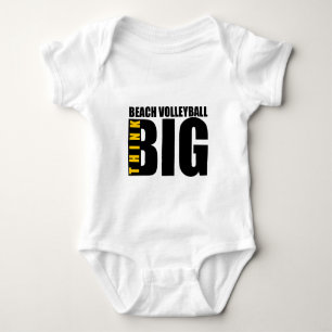 Denken Sie an die großen STRAND-VOLLEYBALL-Sporta Baby Strampler