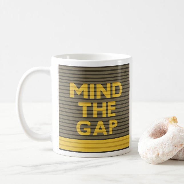 Denken Sie an die Lücke 1 Kaffeetasse (Mit Donut)
