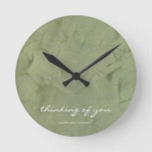 Denken Sie an die Wall-Uhr Runde Wanduhr