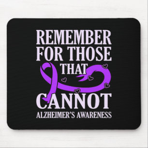Denken Sie an diejenigen, die kein Alzheimer-Aware Mousepad