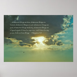 Denken Sie an diese Dinge Plakat - Version C