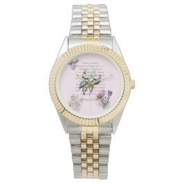 Denken Sie an diese Dinge-Schrift Armbanduhr