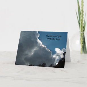 Denken Sie an dieses neue Jahr Feiertagskarte