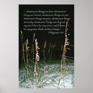 Denken Sie an dieses Things Scripture Poster - Ver