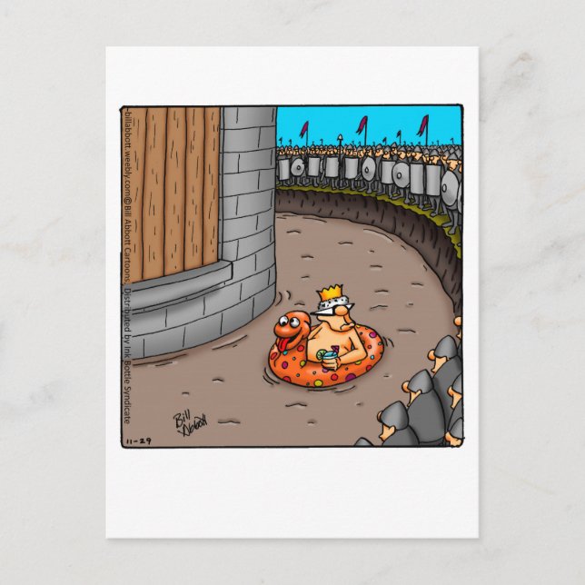 Denken Sie an eine humorvolle Postkarte (Vorderseite)