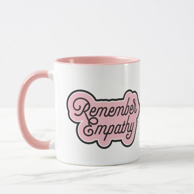 Denken Sie an Empathie-Tasse Tasse (Links)