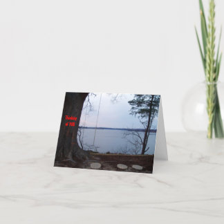 Denken Sie an Familie - Anpassbar Karte