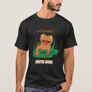 Denken Sie an Geckos Niedliche Lizard Reptile Tier T-Shirt
