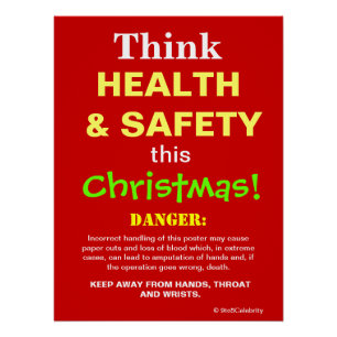 Denken Sie an Gesundheit und Sicherheit dieses Wei Poster