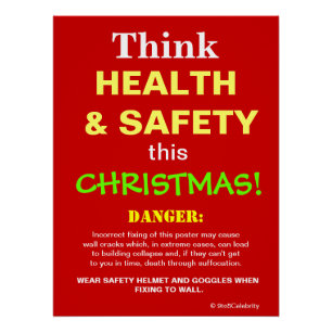 Denken Sie an Gesundheit und Sicherheit Dieses Wei Poster