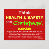 Denken Sie an Gesundheit und Sicherheit dieses Wei