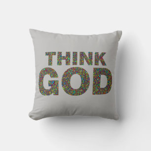 Denken Sie an Gott Kissen