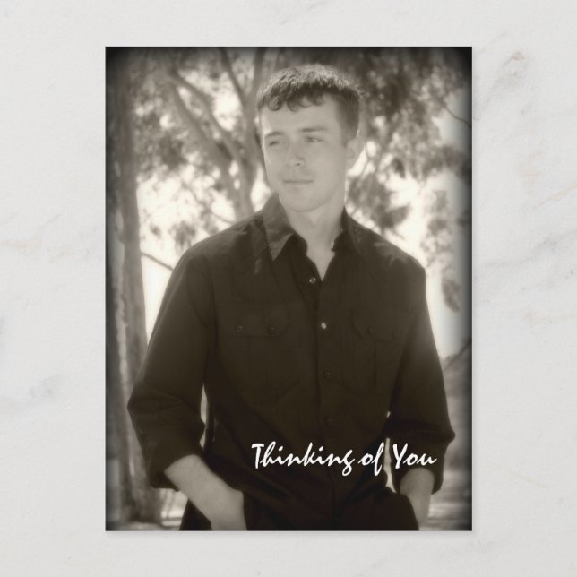 Denken Sie an Gruß Postkarte (Vorderseite)