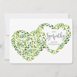 Denken Sie an Ihr Beileid berichtet Verlust gelieb Feiertagskarte