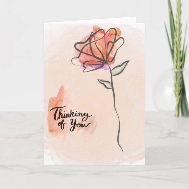 Denken Sie an Ihre Beileid Condolences Card Dankeskarte (Vorderseite)