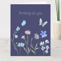 Denken Sie an Ihre botanische blaue Flora