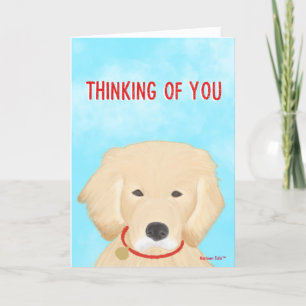 Denken Sie an Ihre Dog Card Golden Retriever Karte