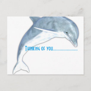 Denken Sie an Ihre Dolphin-Mode Postkarte