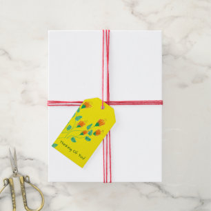 Denken Sie an Ihre Geschenkmarke Geschenkanhänger