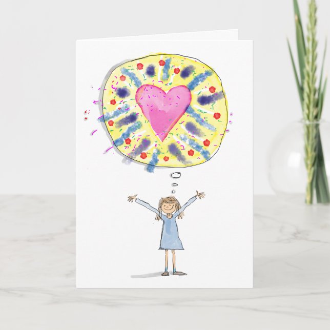 Denken Sie an Ihre Grußkarte Karte (Vorderseite)