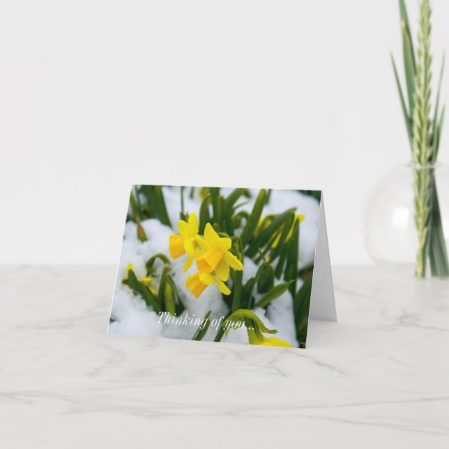 Denken Sie an Ihre Karte - kommen Sie im Frühling (Vorderseite)