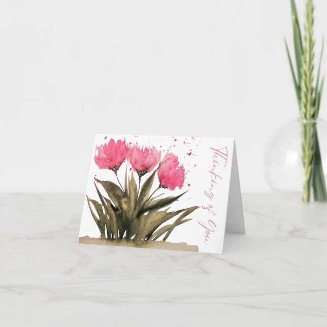 Denken Sie an Ihre Karte - Leere Innenseite (Vorderseite)