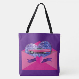 Denken Sie an Ihre Lila Schultertasche
