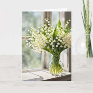 Denken Sie an Ihre Lily of the Valley Karte