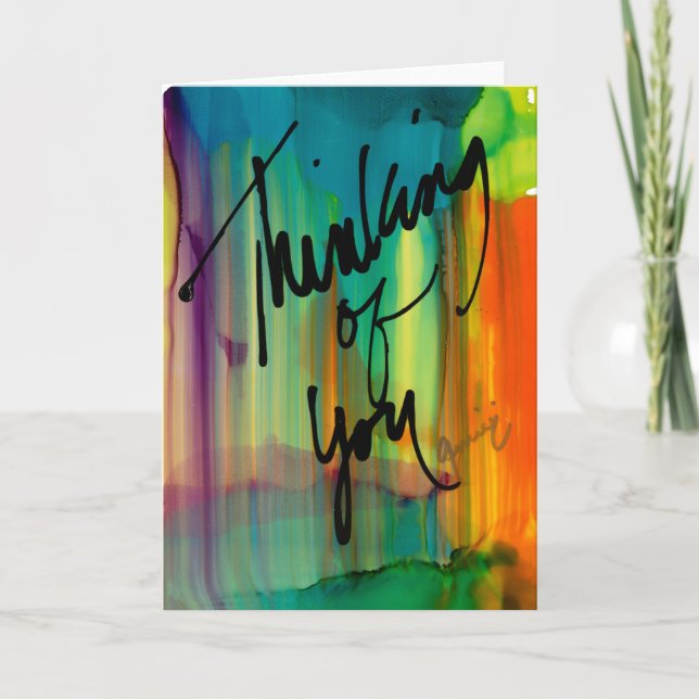 Denken Sie an Ihre Lovitude Blank Note Card Dankeskarte (Vorderseite)