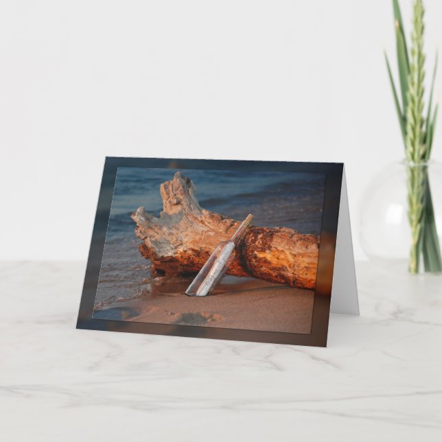 Denken Sie an Ihre Nachricht Karte (Vorderseite)