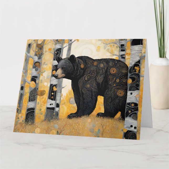 Denken Sie an Ihre Niedliche Bärenumarmung Karte (Vorderseite)