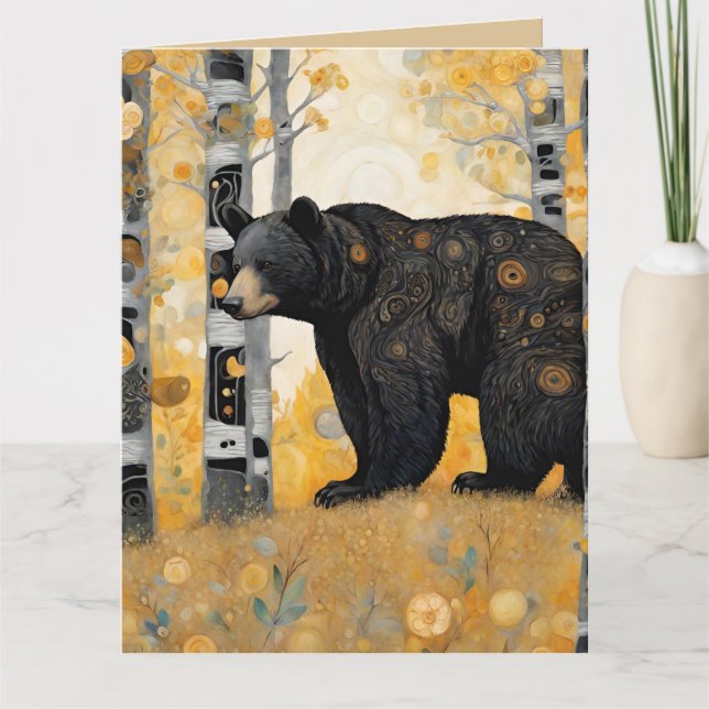 Denken Sie an Ihre Niedliche Bärenumarmung Karte (Vorderseite)