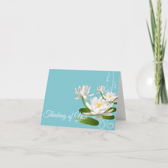 Denken Sie an Ihre Note Card Dankeskarte (Vorderseite)