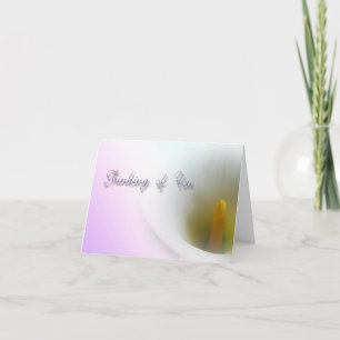 Denken Sie an Ihre Note Card Karte