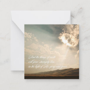 Denken Sie an Ihre Notecard - Drehen Sie Ihre Auge Mitteilungskarte