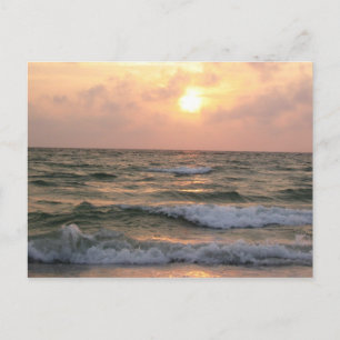 Denken Sie an Ihre "Ocean Sunset Postcard" Postkarte